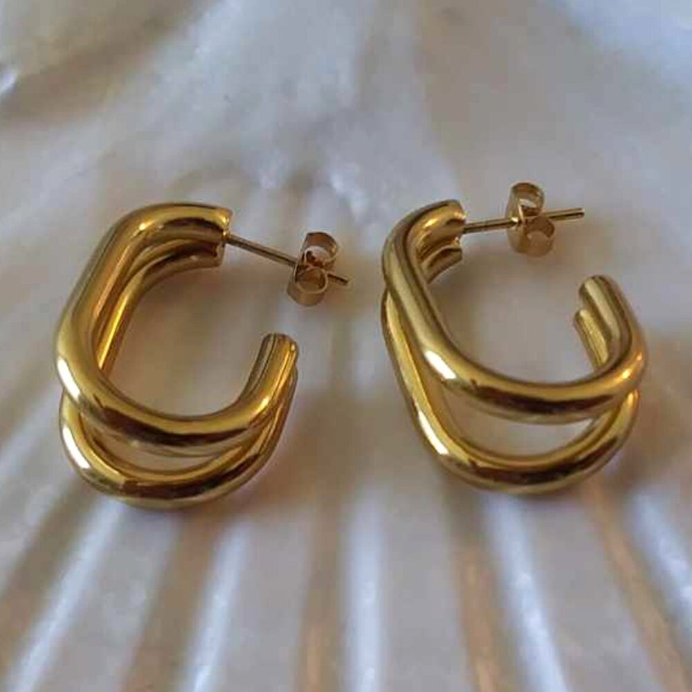 NEW Gold Plated, earrings
